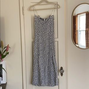 Reformation Juliette Slit Dress in Bombay Print